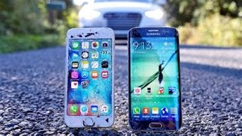 iphone 6 vs samsung s6 drop test|Galaxy S6 vs. iPhone 6 Drop Test! .